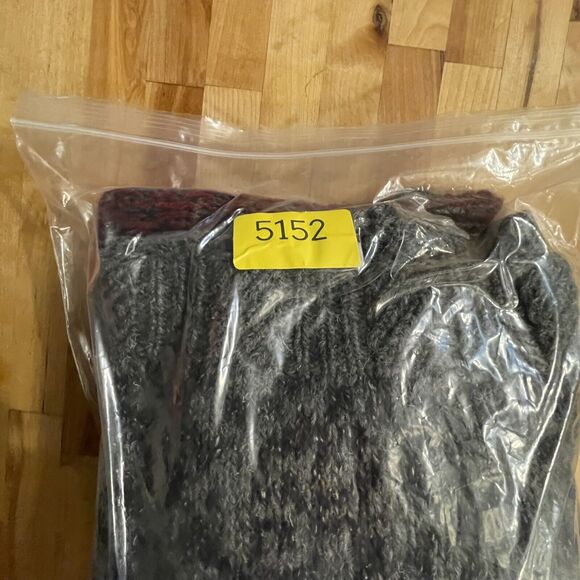 Woolrich Sweater Wool Silk Handknit Nordic Pullover Mens XL - Picture 7 of 7